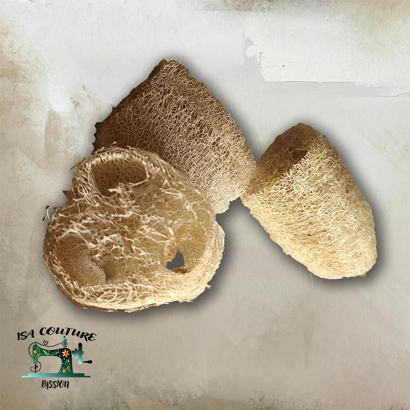 Éponge Luffa Naturelle 100% Végétale - Alternative Zéro Déchet ✅ - Isa couture passion