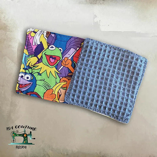 Lingettes Bébé Réutilisables 10x10 cm – Douces, Absorbantes & Écologiques Isa couture passion