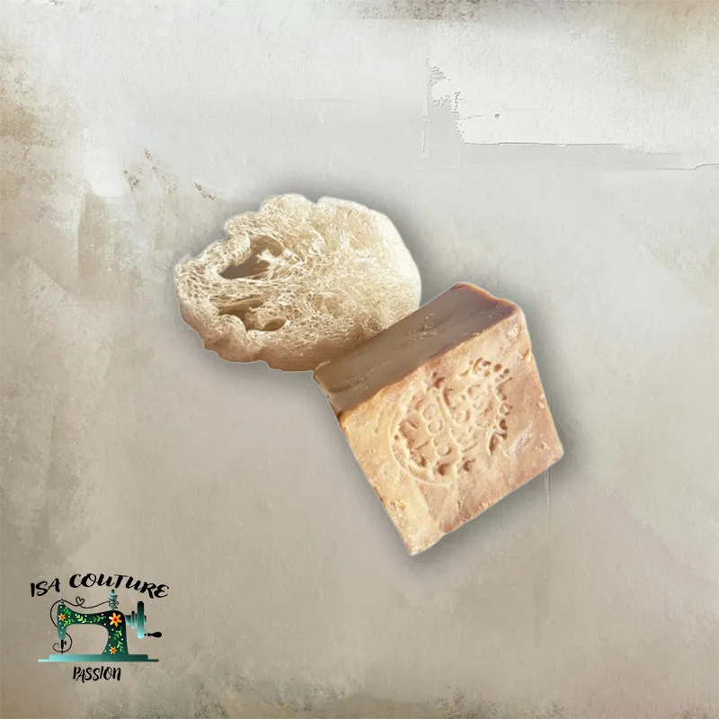 🧽 Porte-Savon en Luffa Naturel - Économisez - Isa couture passion