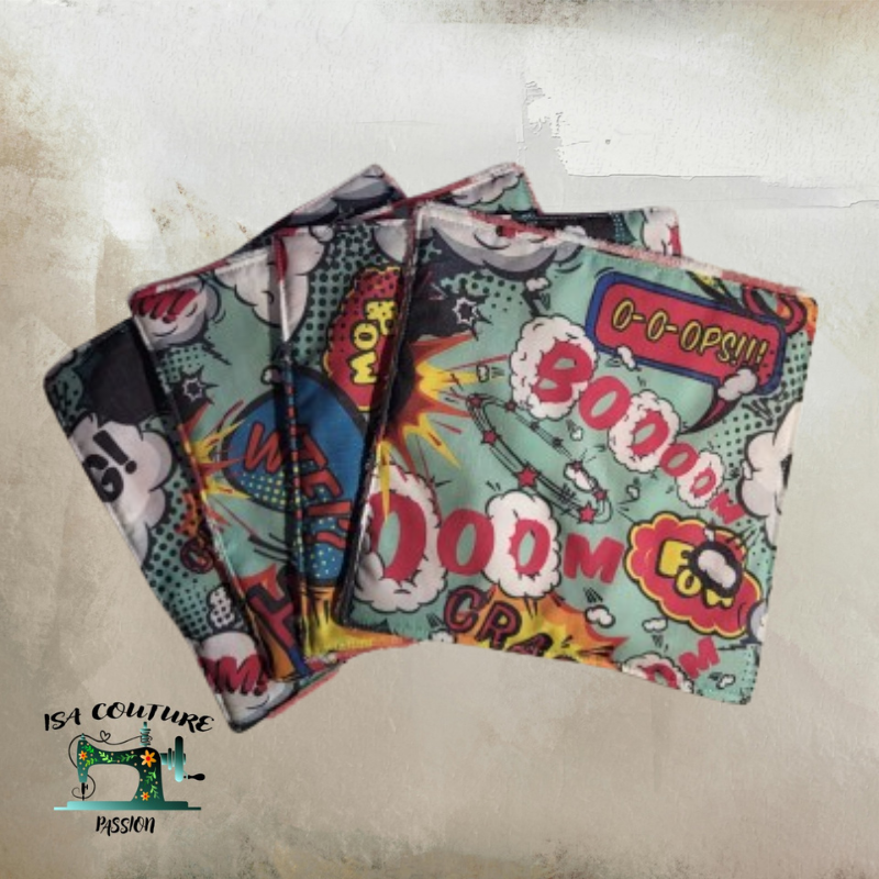 đż Pack DĂ©couverte ZĂ©ro DĂ©chet â 4 Essuie-Tout Lavables