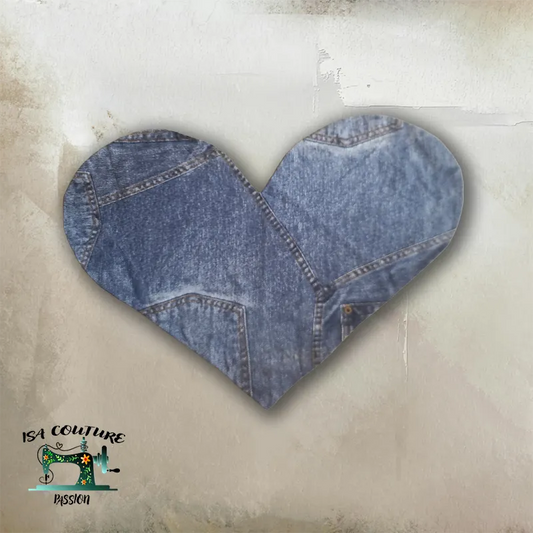 set de table en forme de coeur 51 x 38 cm - Isa couture passion