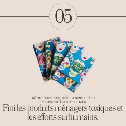 Patron PDF Couture Zéro Déchet Ménage Express©️ : Lingettes & Passe Doigt Faciles Isa couture passion