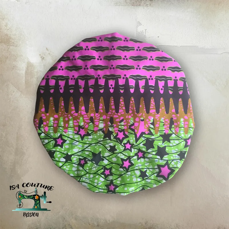 Bonnet en satin – Anti-casse et anti-frisottis pour cheveux bouclés, crépus et lisses - Isa couture passion