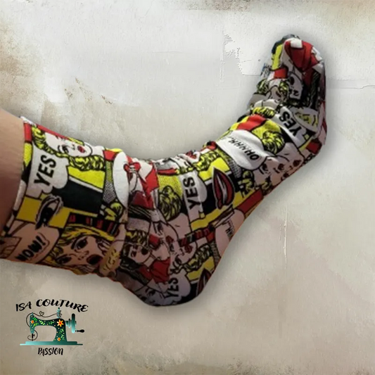Patron Chaussettes Adulte en PDF – Couture Maison Simple et Rapide à Télécharger - Isa couture passion