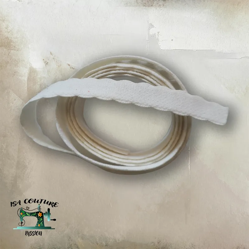 Elastique lingerie 10 mm blanc au mètre - Isa couture passion