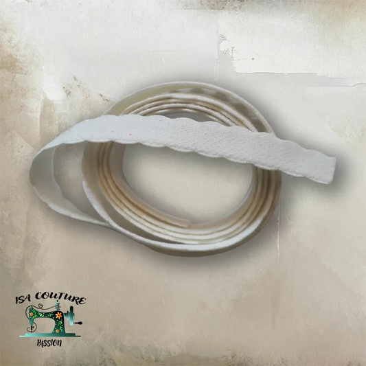 Elastique lingerie 10 mm blanc au mètre - Isa couture passion
