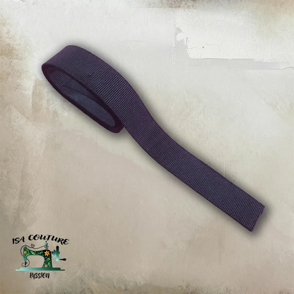 Bande Élastique Noir 25 mm – Extra Résistant Gros Grain