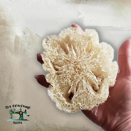 🧽 Porte-Savon en Luffa Naturel - Économisez - Isa couture passion