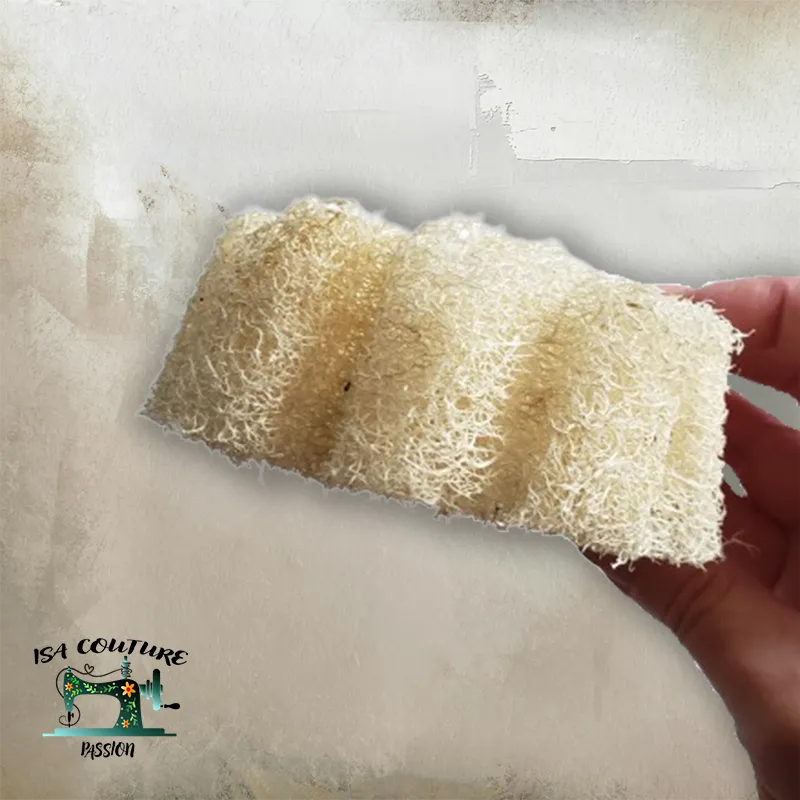 🧽 Porte-Savon en Luffa Naturel - Économisez - Isa couture passion