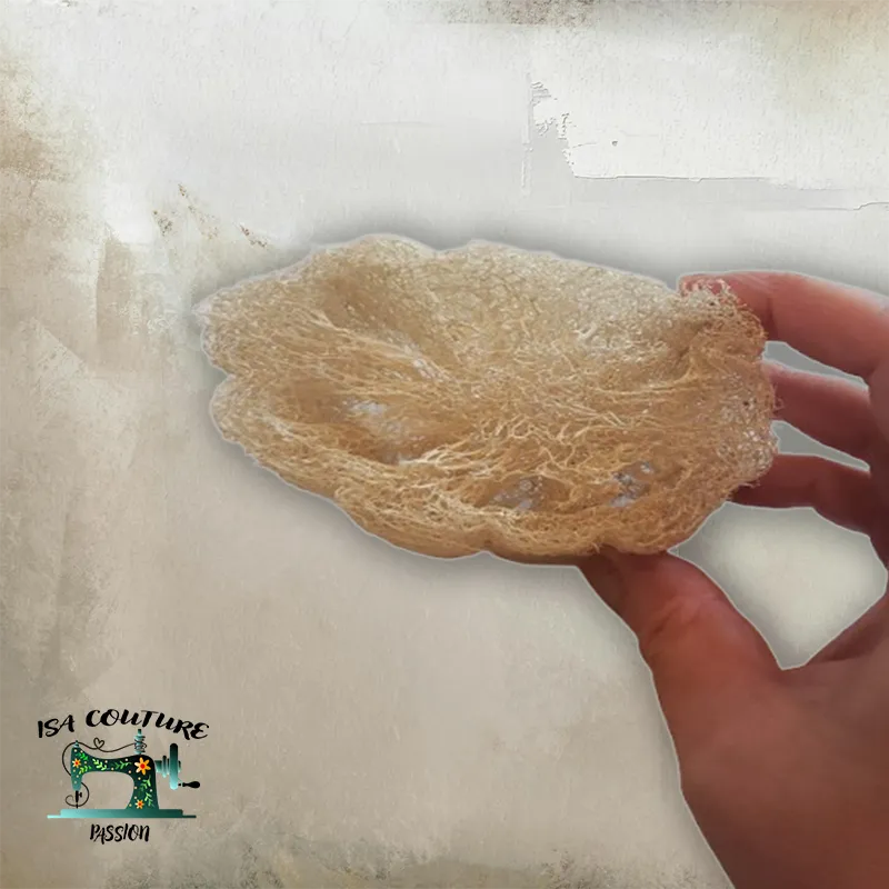 🧽 Porte-Savon en Luffa Naturel - Économisez - Isa couture passion
