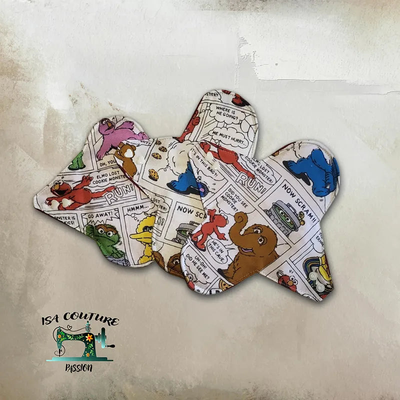 💖 Serviette Hygiénique Lavable lot de 3 – Confort, Écologie et Économie ! 🌿