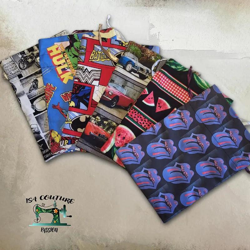 🌸 Pochon en Tissu pour Serviettes Hygiéniques – Spécial Déplacements