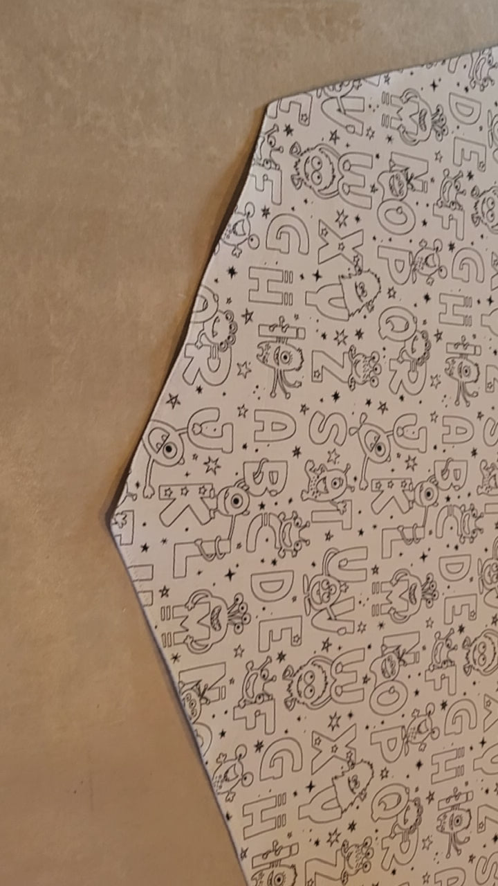 Tapis de coloriage couture