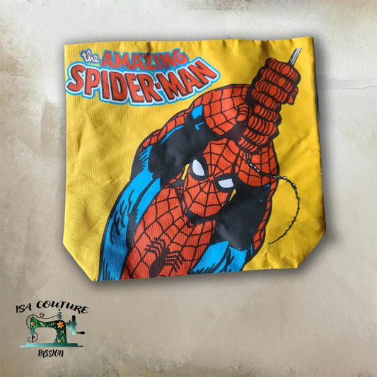 🦸♀️✨ Sac à Main Marvel – Spider-Man &amp; Thor (39 x 39 cm)