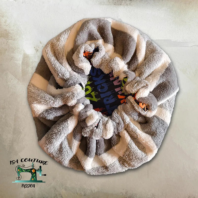 Bonnet Serviette sec'hair Octogonal – Douceur et Praticité Après le Bain ✨ - Isa couture passion