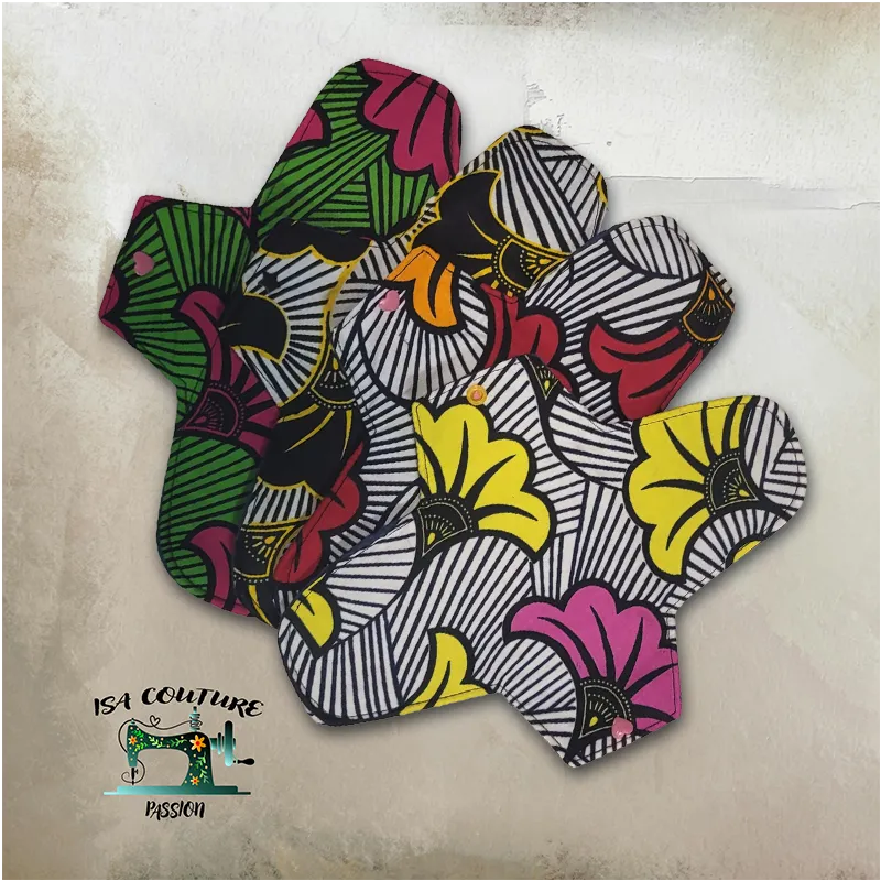 💖 Serviette Hygiénique Lavable lot de 3 – Confort, Écologie et Économie ! 🌿