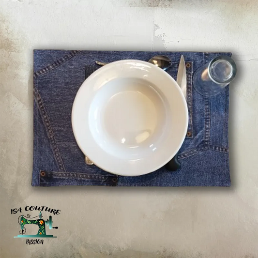 Set de Table Lavables 40x28cm - Protection Réutilisable pour Bébé & Famille - Isa couture passion