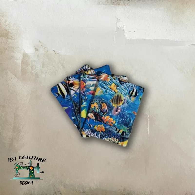 magic express© – lot de 4 lingettes microfibre zéro déchet