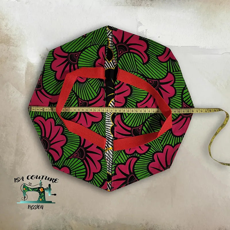 patron pdf sac à tarte octogonal inédit – couture facile & Élégant pour débutantes