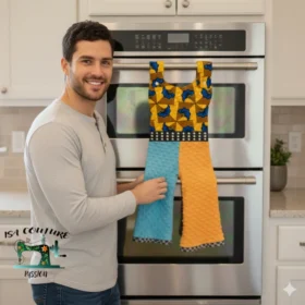 patron pdf de couture essuie main à suspendre inédit