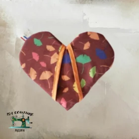 🧡 Manique cœur – Patron couture PDF pour créer ta manique