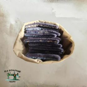 Lot de 9 cotons lavables avec panier – Doux et absorbant