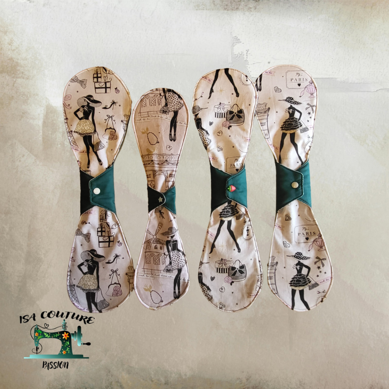 serviettes hygiénique lavable maxi