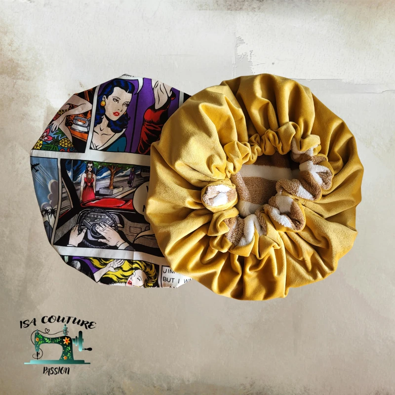 bonnet satin et sec'hair cobot parfait cheveux