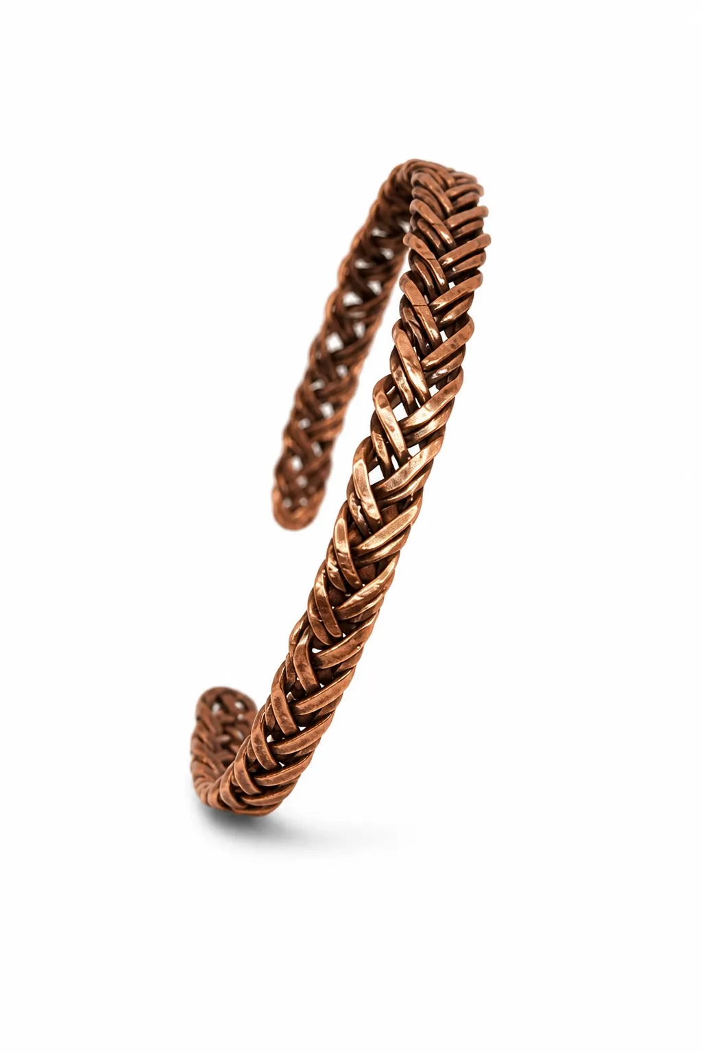 Bracelet cuivre tressé TRESSINE