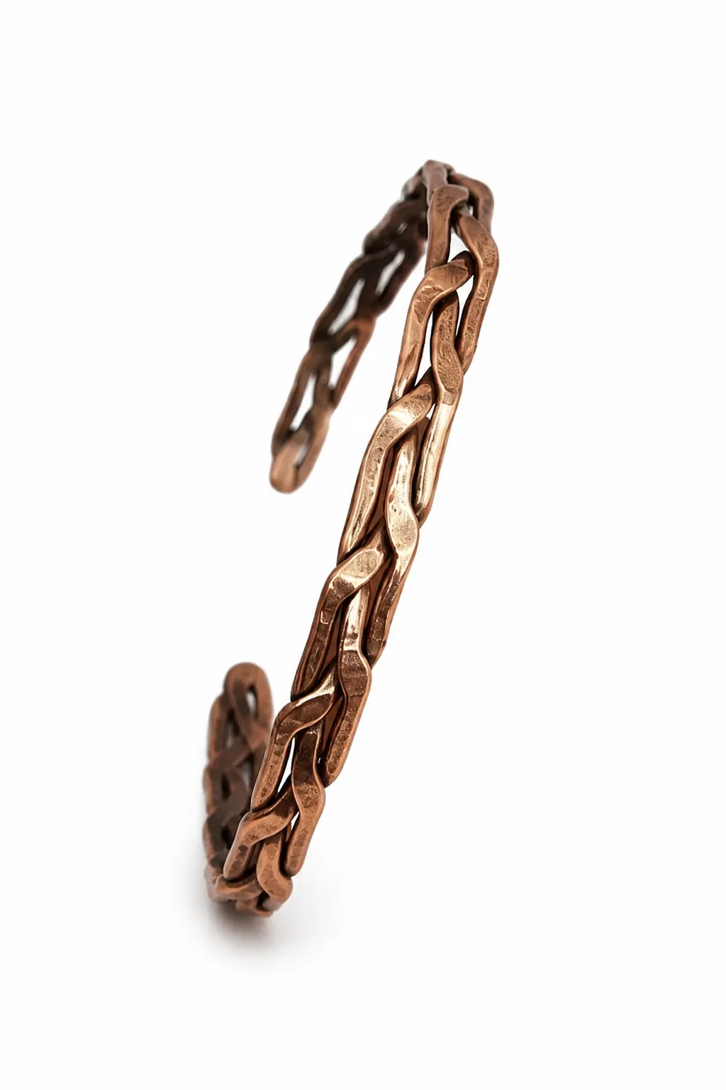 Bracelet cuivre tressé TRESSINE
