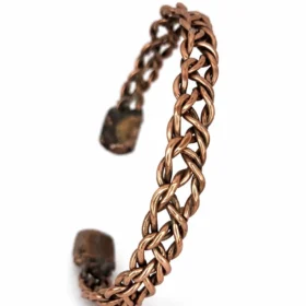 Bracelet cuivre tressé TRESSINE