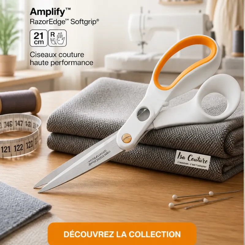 Ciseaux de couture Fiskars Amplify RazorEdge 21 cm – Haute précision – Image 5